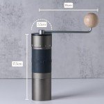 KINGrinder K6 Manual Coffee Grinder with Handle