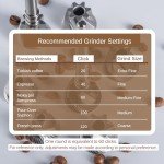 KINGrinder K6 Manual Coffee Grinder with Handle
