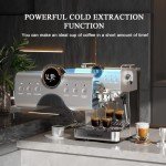 20-Bar Espresso Machine with Cold Brew & Milk Frother