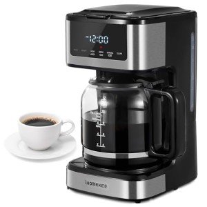 Ihomekee Programmable Coffee Maker Pot