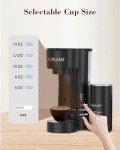 4-in-1 Mini Coffee Maker with Milk Frother