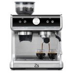 Espresso Machine with Grinder and Milk Frother