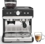 Espresso Machine with Grinder and Milk Frother