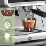 Espresso Machine with Grinder and Milk Frother