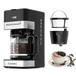 12-Cup Programmable Coffee Maker with Glass Carafe
