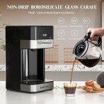 12-Cup Programmable Coffee Maker with Glass Carafe