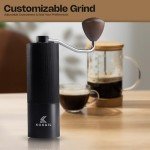 Kokail Manual Coffee Grinder with Adjustable Burr Settings