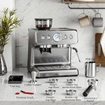 Kismile 20 Bar Espresso Machine with Grinder