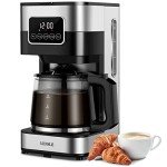 KIDISLE Compact Coffee Maker for Fresh Brew