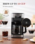 KIDISLE Compact Coffee Maker for Fresh Brew