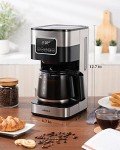 KIDISLE Compact Coffee Maker for Fresh Brew
