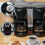 CucinaPro 12-Cup Glass Coffee Carafe with Grip