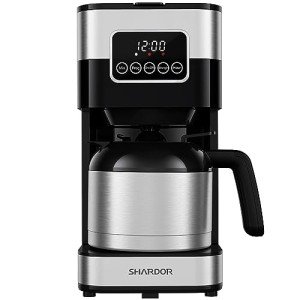 Programmable Touch-Screen Coffee Maker with Thermal Carafe