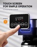 Programmable Touch-Screen Coffee Maker with Thermal Carafe