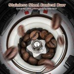 Adjustable Electric Conical Burr Coffee Grinder