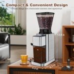 Adjustable Electric Conical Burr Coffee Grinder