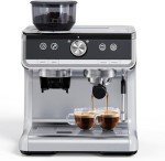 Espresso Machine with Grinder and Milk Frother