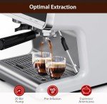 Espresso Machine with Grinder and Milk Frother