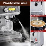 Espresso Machine with Grinder and Milk Frother