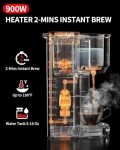 AIRMSEN Single Serve Coffee Maker & Grinder