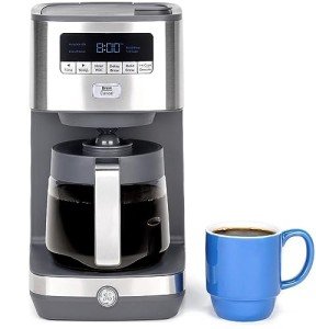 GE Timer Drip Coffee Maker with 12-Cup Carafe