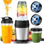 Colarlemo 1200W Portable Blender and Coffee Grinder