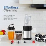 Colarlemo 1200W Portable Blender and Coffee Grinder