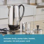 Stainless Steel 4-12 Cup Coffee Percolator