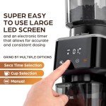 Zulay Kitchen Electric Burr Coffee Grinder - Black/Silver