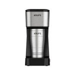 KRUPS Simply Brew Compact Coffee Maker with Travel Mug