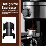 Ollygrin Electric Burr Coffee Grinder with 30 Settings