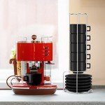 Stackable Espresso Cups and Saucers Set