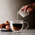 Double Wall Espresso Coffee Mugs Set of 4