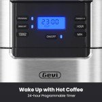 Programmable Coffee Machine with Built-in Grinder