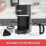 Programmable 12-Cup Coffee Maker with Removable Reservoir