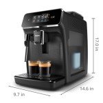 Philips 2200 Fully Automatic Espresso Machine Black