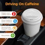 500 Disposable Coffee Cup Lids with Air Vent