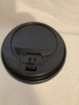 22oz Disposable White Coffee Cups with Lids - 100 Set