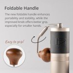 1Zpresso J Manual Coffee Grinder - Silver & Adjustable