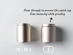 1Zpresso J Manual Coffee Grinder - Silver & Adjustable