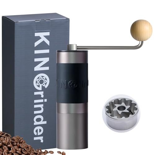 KINGrinder K2 Manual Coffee Grinder with 140 Settings