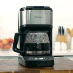 Capresso 5-Cup Mini Drip Coffeemaker, Black/Silver