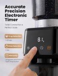 KIDISLE Electric Burr Coffee Grinder with Timer