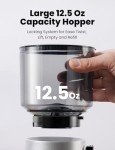 KIDISLE Electric Burr Coffee Grinder with Timer