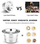 Reusable Stainless Steel Coffee Capsule for K-fee & More