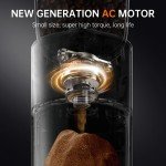 SOWTECH Adjustable Burr Coffee Grinder with 38 Settings