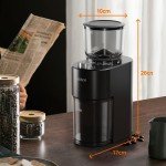 SOWTECH Adjustable Burr Coffee Grinder with 38 Settings