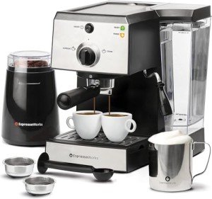 15 Bar Espresso & Cappuccino Maker Bundle Set