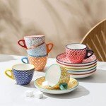 Selamica Assorted 2 oz Espresso Cup Set