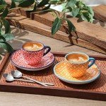 Selamica Assorted 2 oz Espresso Cup Set